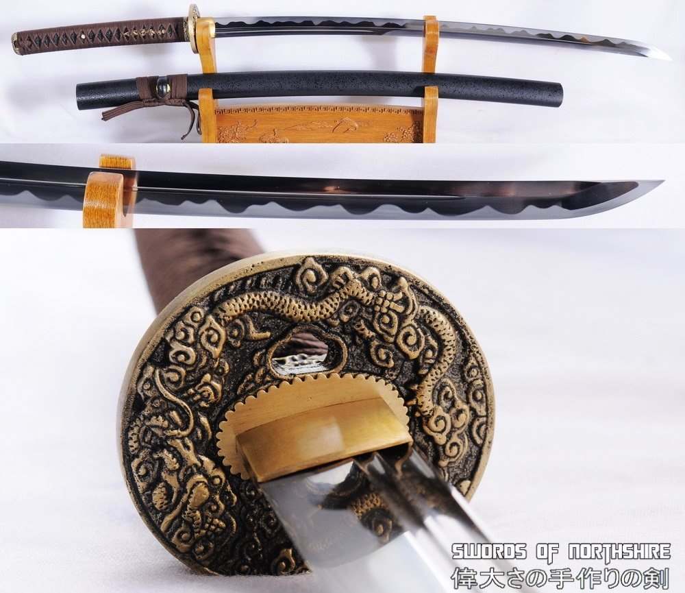 Hand Forged 1095 High Carbon Steel Unokubi Zukuri Katana Samurai Sword