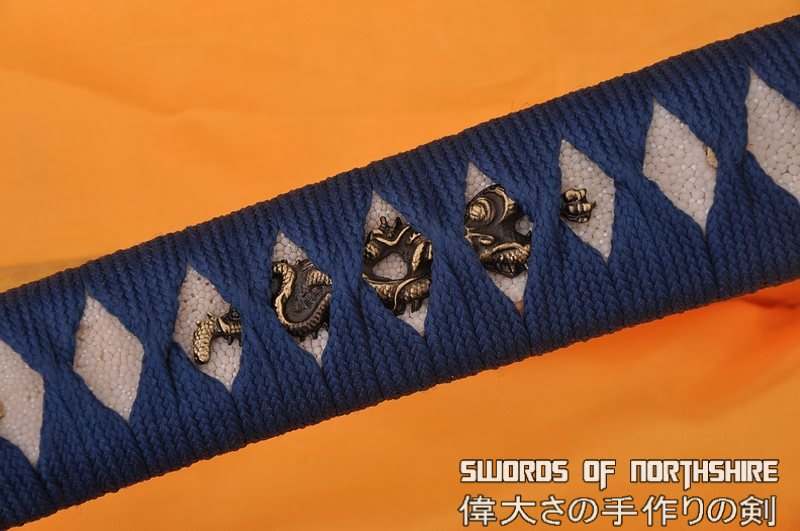 Hand Forged 1060 High Carbon Skyrim Blades Sword Dragon & Snake Martial Arts Iaito Katana