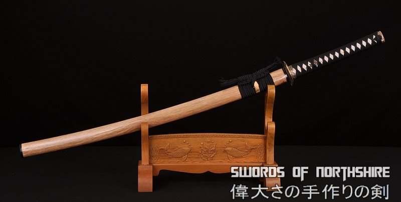 Hand Forged Folded Damascus Steel Full Tang Blade Samurai Katana Sword