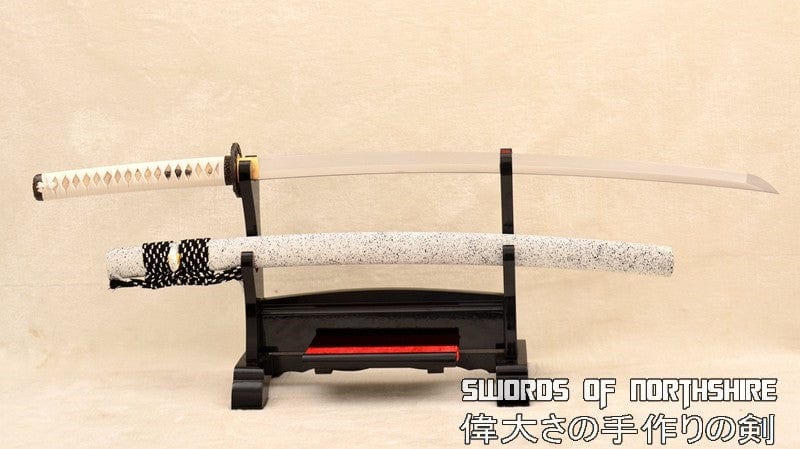 Snow Flower Hand Forged 9260 Spring Steel Japanese Samurai Sword Battle Ready Katana