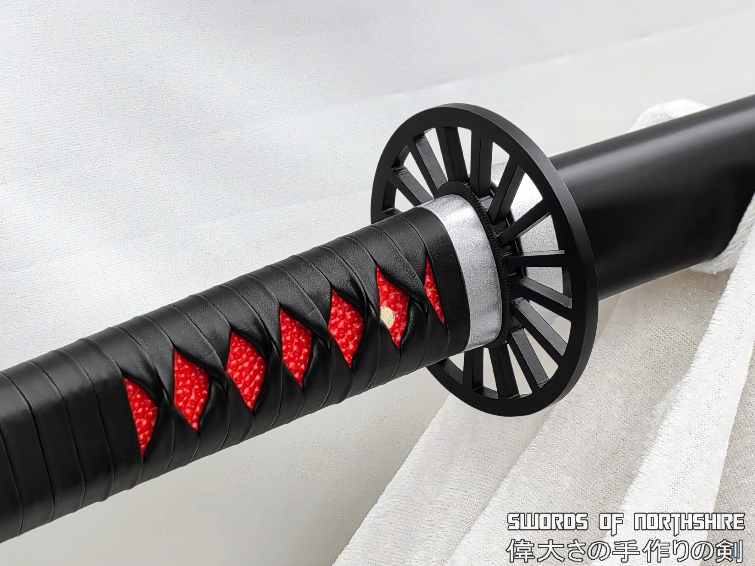 Demon Slayer Tanjiro Kamado Nichirin T10 Steel Japanese Katana Sword