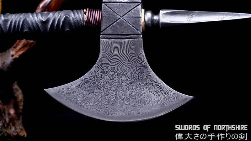 Full Steel Hand Forged Folded Steel Battle Ready Axe