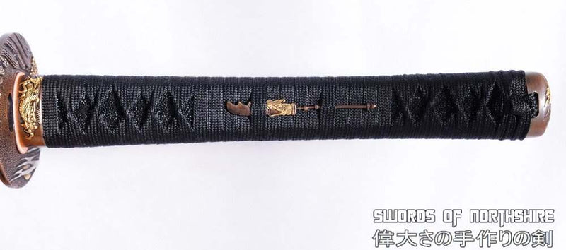 Hand Forged Clay Tempered 1095 High Carbon Steel Tang Dao Chokuto Ninja Sword