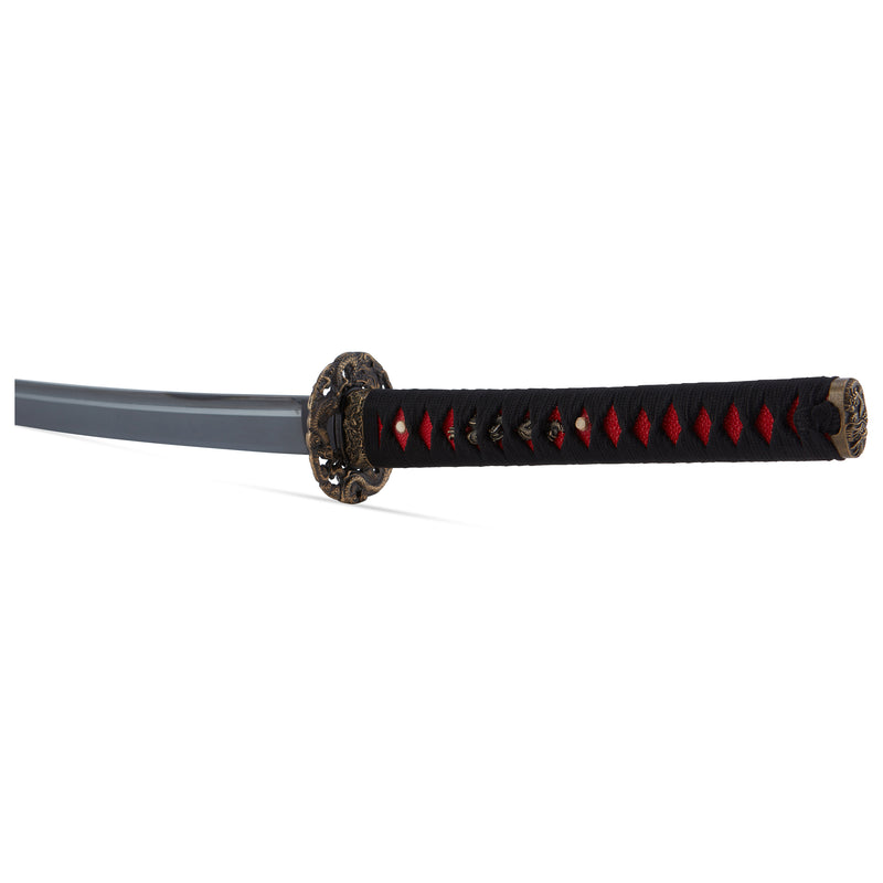 Hand Forged 1060 High Carbon Black Steel Blade Full Tang Samurai Katana Sword
