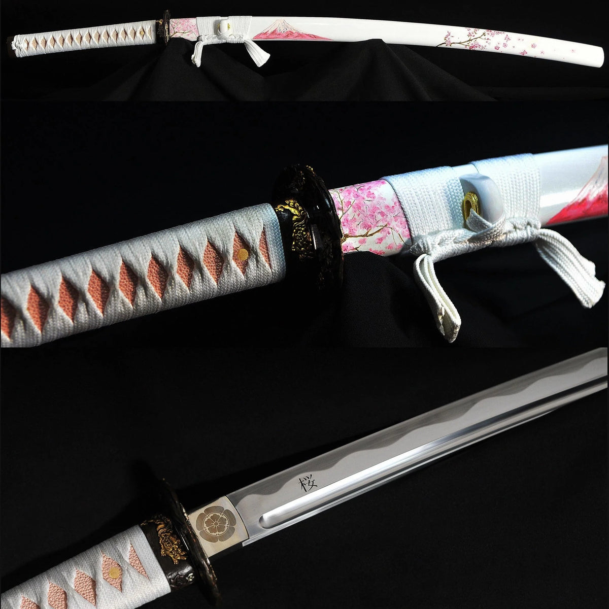 Sakura Hand Forged 9260 Spring Steel Japanese Samurai Sword Battle Ready Katana