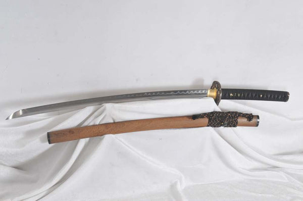 Left-Handed Katana 1095 High Carbon Steel Clay Tempered Unokubi