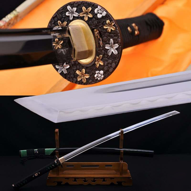 Kiriha-Zukuri 1095 High Carbon Steel Clay Tempered Samurai Katana Sword