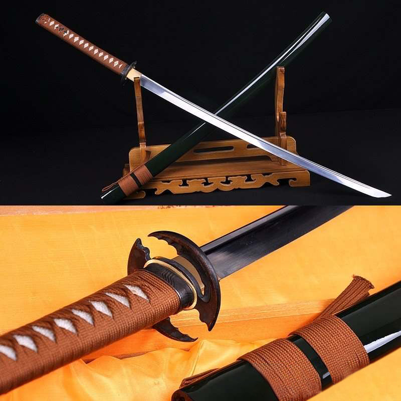 Hand Forged 1060 High Carbon Steel Blade Full Tang Samurai Katana Sword