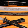 Hand Forged Folded Damascus Steel Clay Tempered Samurai Katana Dragon Sword