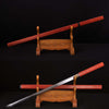 Zatoichi the Blind Swordsman Hand Forged Clay Tempered 1095 Samurai Ninja Shirasaya Sword