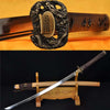 Hand Forged 1095 High Carbon Steel Clay Tempered Dragon Samurai Sword Katana