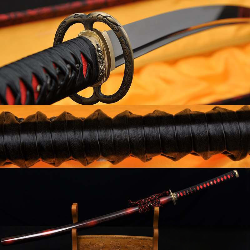 Hand Forged 1095 High Carbon Steel Dragon Musashi Samurai Katana Sword