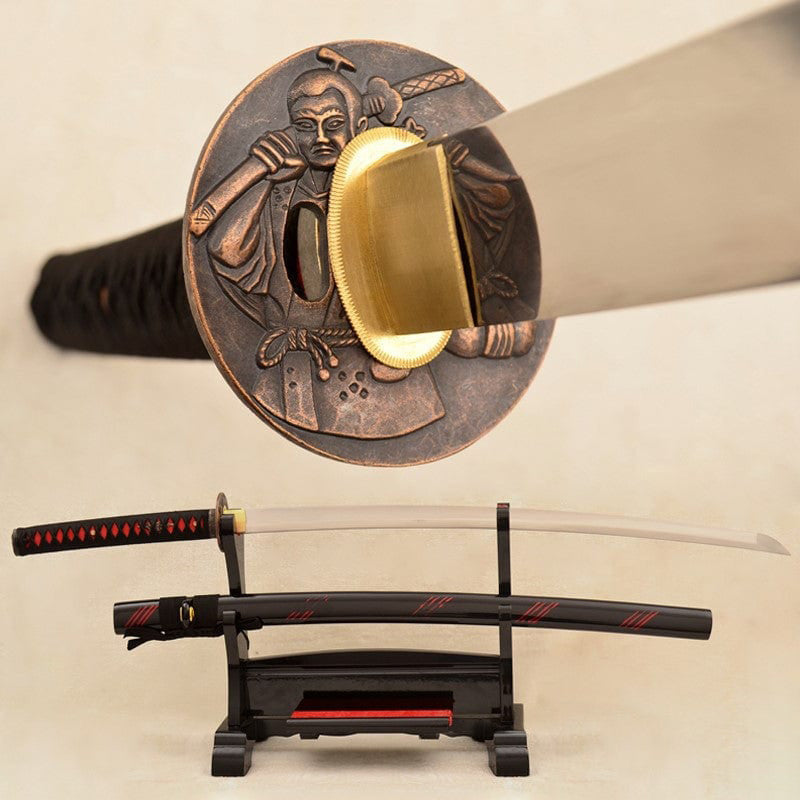 Blood Warrior Hand Forged 9260 Spring Steel Japanese Samurai Sword Battle Ready Katana