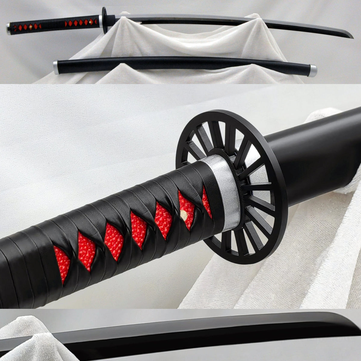 Demon Slayer Tanjiro Kamado Nichirin T10 Steel Japanese Katana Sword