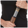 Hand Forged Damascus Folded Steel Straight Blade Huali Wood Shirasaya Samurai Ninja Sword