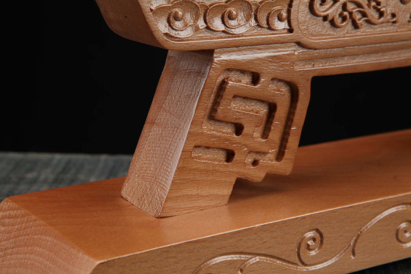 Pagoda Wooden Sword Display Stand