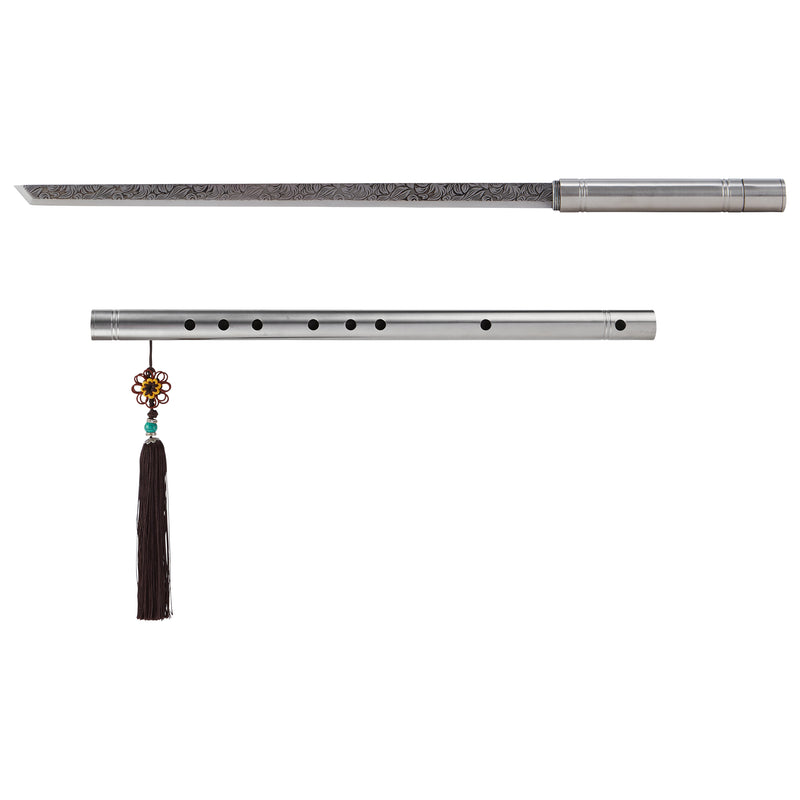 Concealed musical instrument flute sword