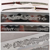 a custom katana with blade engravings