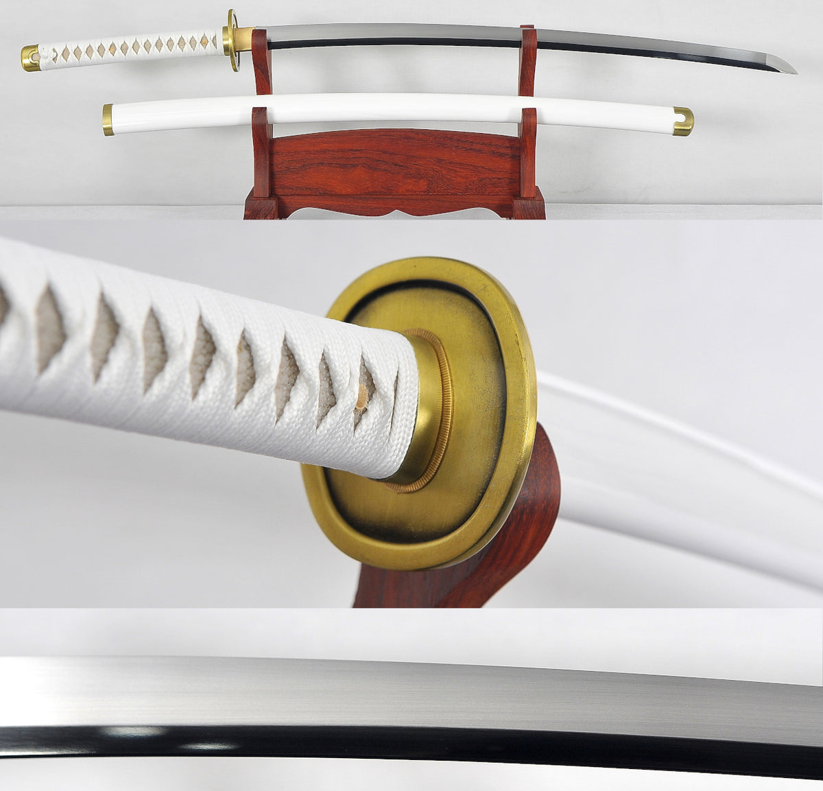 Anime Sword One Piece Sword Roronoa Zoro Katana Replica Sword Set Cosplay  Sword