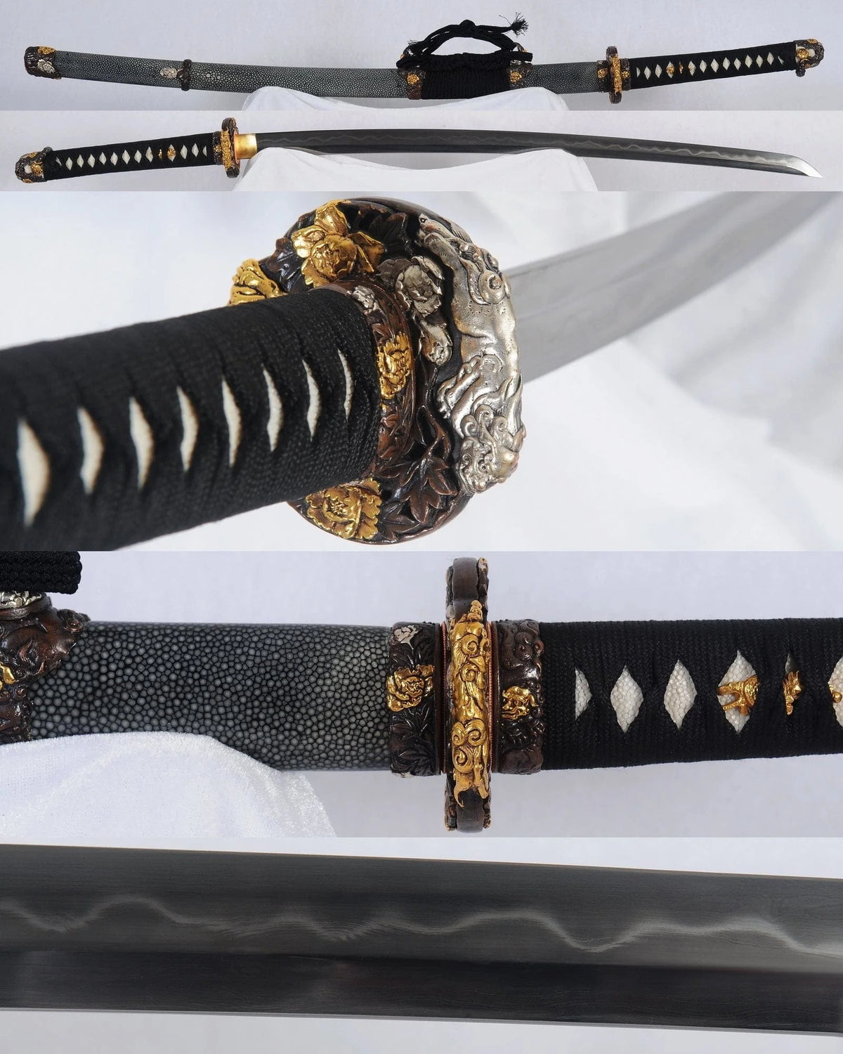 Clay Tempered & Folded 1095 High Carbon Steel High Quality Japanese Samurai Tachi Sword