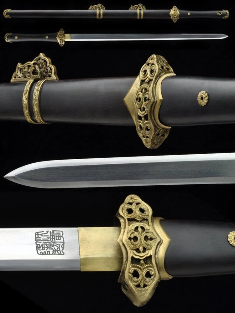 Folded Steel Blade Tang Jian Kung Fu Wushu Battle Ready Chinese Martial Arts Tai Chi Sword
