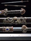 Dragon's Soul Jian Damascus Steel Blade Kung Fu Chinese Martial Arts Wushu Tai Chi Sword