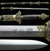 Woodland Dragon Jian Damascus Steel Blade Kung Fu Chinese Martial Arts Wushu Tai Chi Sword
