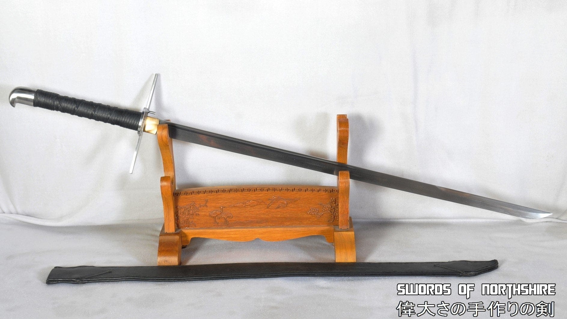 Messer / Bastard Sword / Katana Hybrid Straight Blade European Folded