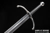 Medieval Claymore European Viking Sword Hand Forged Double Edged Folded Steel Leaf Blade