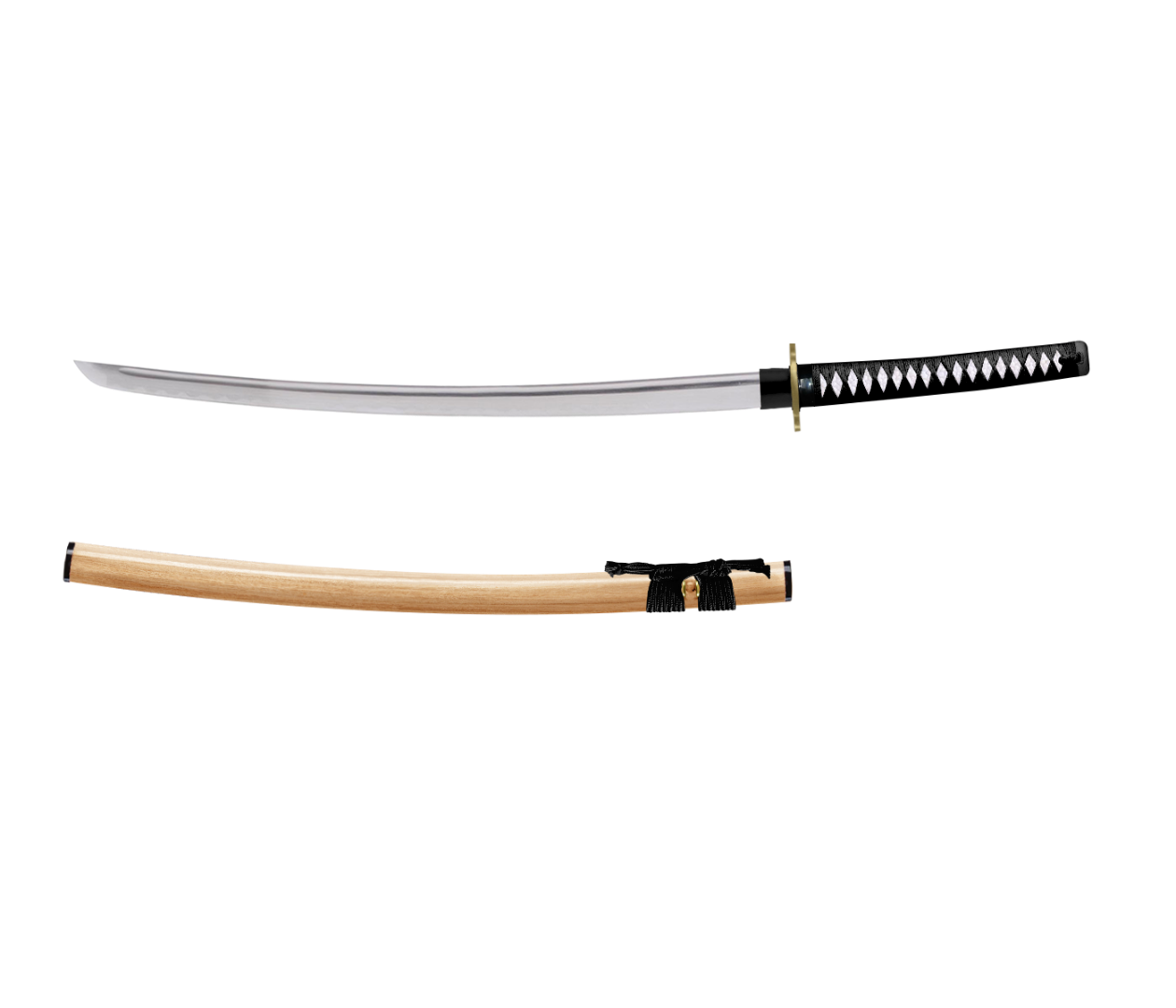 Mini Katana Replica Anime Fantasy Samurai Sword Video Game Cosplay Black