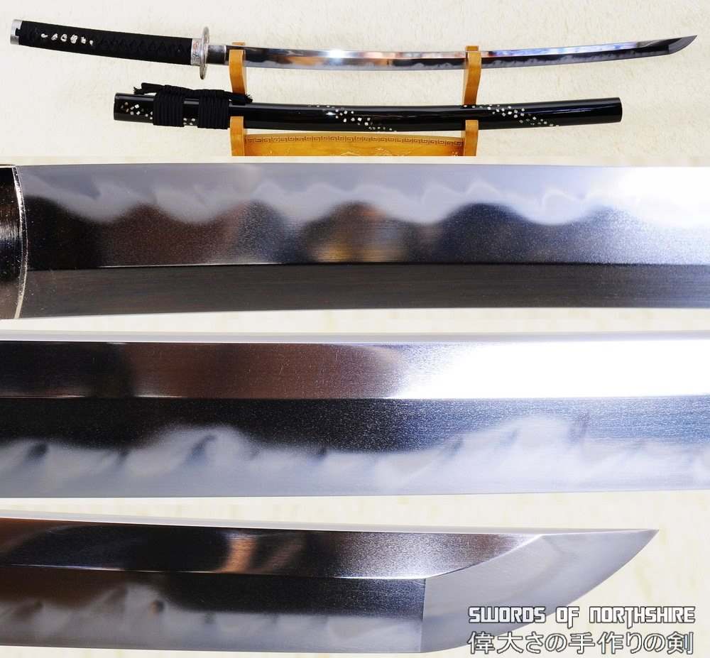 Hand Forged High Quality Chinese Tamahagane Clay Tempered Katana Samurai Sword