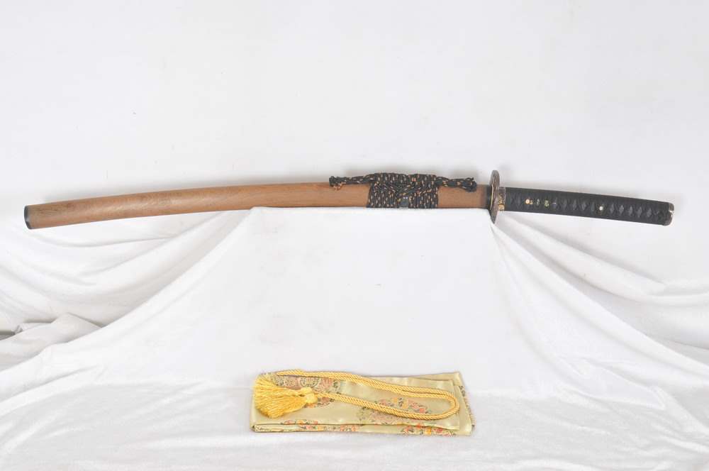 Left-Handed Katana 1095 High Carbon Steel Clay Tempered Unokubi
