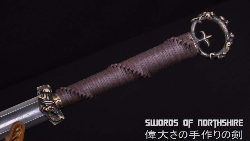 DAO様 Hand Forged Folded Steel Chinese Huan Shou Jian / Dao Hybrid