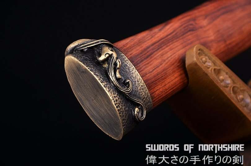 DAO様 Hand Forged Folded Steel Chinese Huan Shou Jian / Dao Hybrid