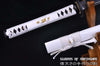 Hand Forged 1060 High Carbon Steel Black Straight Blade Samurai Ninja Chokuto Sword