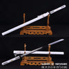Hand Forged 1060 High Carbon Steel Black Straight Blade Samurai Ninja Chokuto Sword
