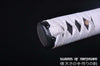 Hand Forged 1060 High Carbon Steel Black Straight Blade Samurai Ninja Chokuto Sword