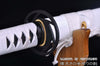 Hand Forged 1060 High Carbon Steel Black Straight Blade Samurai Ninja Chokuto Sword
