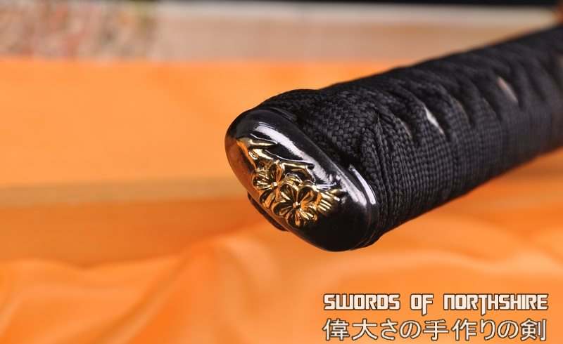 Hand Forged 1060 High Carbon Steel Blade Martial Arts Iaito Golden Dragon Katana