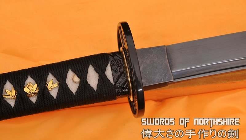 Hand Forged 1060 High Carbon Steel Black Blade Samurai Katana Sword