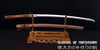 Hand Forged Folded Damascus Steel Clay Tempered Samurai Dragon Katana Sword