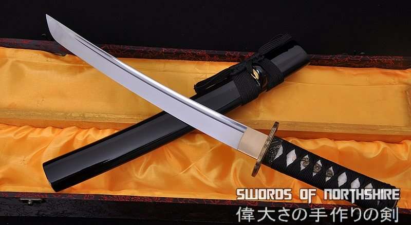 Hand Forged 1060 High Carbon Steel Blade Knife Full Tang Samurai Tanto Sword