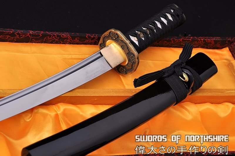 Hand Forged 1060 High Carbon Steel Blade Knife Full Tang Samurai Tanto Sword