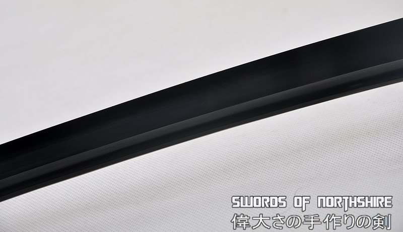 Hand Forged 1060 High Carbon Black Steel Blade Full Tang Samurai Wakizashi Sword