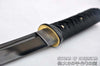 Hand Forged 1060 High Carbon Black Steel Blade Full Tang Tactical Samurai Wakizashi Sword