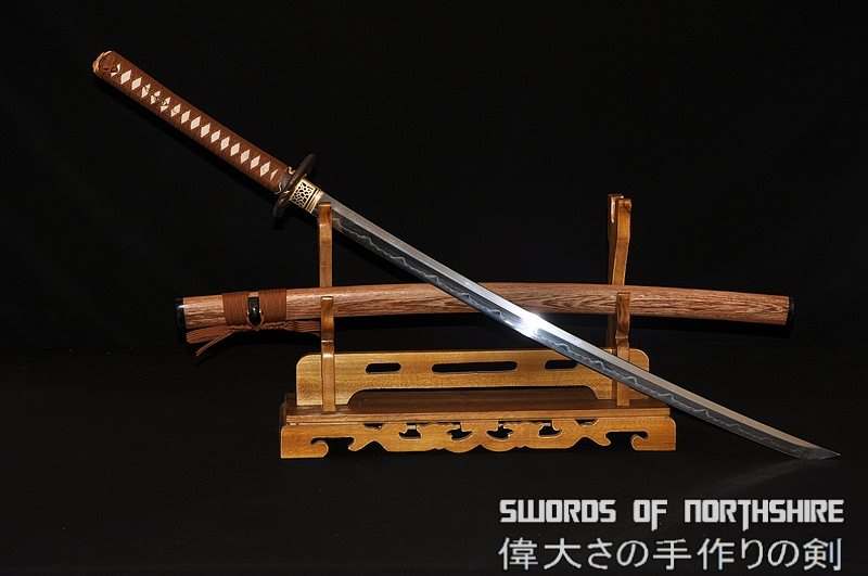 Hand Forged 1095 High Carbon Steel Clay Tempered Serpent Samurai Katana Sword