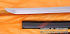 Hand Forged Folded Damascus Steel Clay Tempered Straight Hamon Samurai Katana Sword