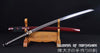 Hand Forged Folded Damascus Steel Clay Tempered Samurai Katana Eagle Sword