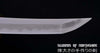 Gyaku-Kobuse Clay Tempered 1095 High Carbon Steel + Folded Steel Samurai Tanto Sword