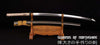 Hand Forged Folded Damascus Steel Clay Tempered Blade Floral Samurai Katana Sword